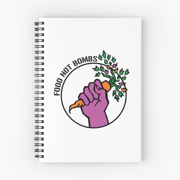 Item preview, Food Not Bombs logo (transparent with text) designed and sold by Ungovernable Designs.