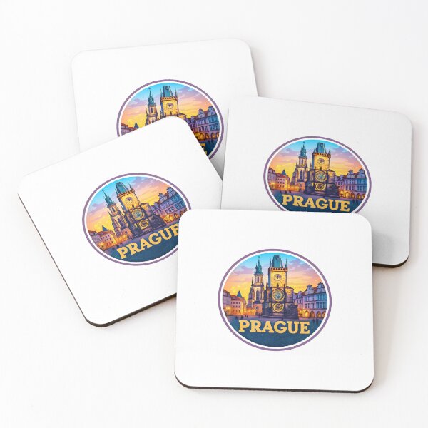 Item preview, Prague Czech Republic Retro Travel Emblem designed and sold by Timegraf.