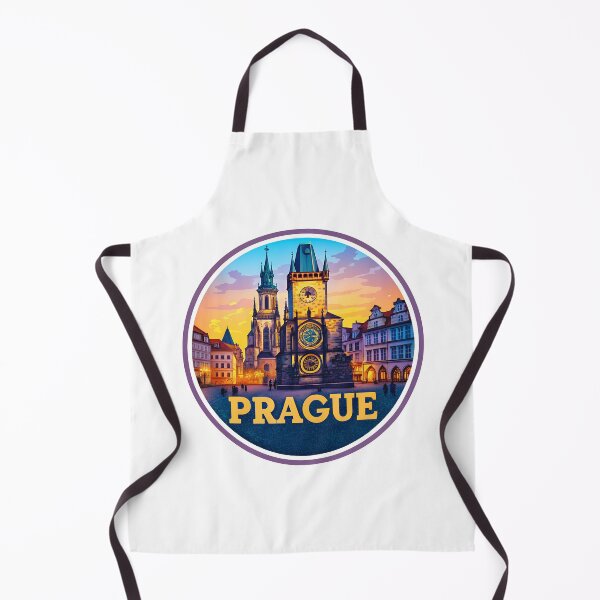 Item preview, Prague Czech Republic Retro Travel Emblem designed and sold by Timegraf.