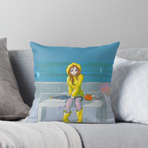 Item preview, Orihime Inoue under the rain (Bleach) designed and sold by Tiny-Sugar-Dove.
