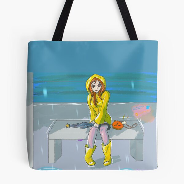 Item preview, Orihime Inoue under the rain (Bleach) designed and sold by Tiny-Sugar-Dove.