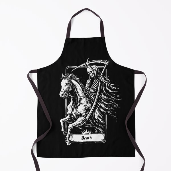Item preview, Death Tarot Card – Gothic Grim Reaper Rider Illustration designed and sold by Monochromaniaus.