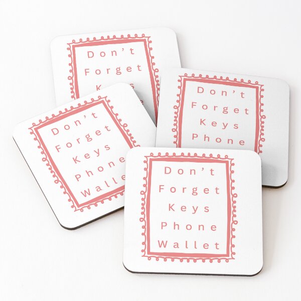 Item preview, Don’t Forget Keys Phone Wallet Every Single Day designed and sold by JonesFlora2025.