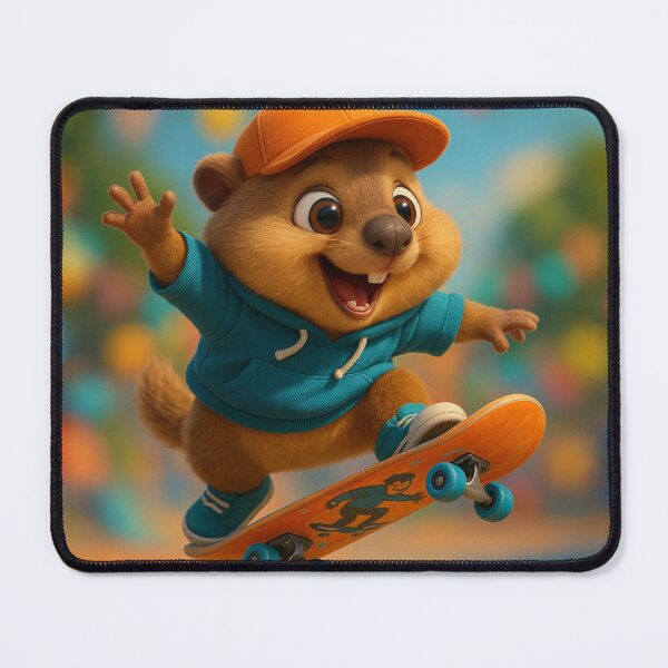 Item preview, Skater Hoary Marmot designed and sold by Sillytoe.