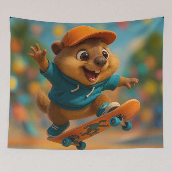 Item preview, Skater Hoary Marmot designed and sold by Sillytoe.