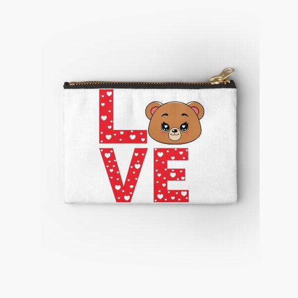 Item preview, Cute Bear Love Valentine - Adorable Bear Heart designed and sold by Marshallamoakohene.