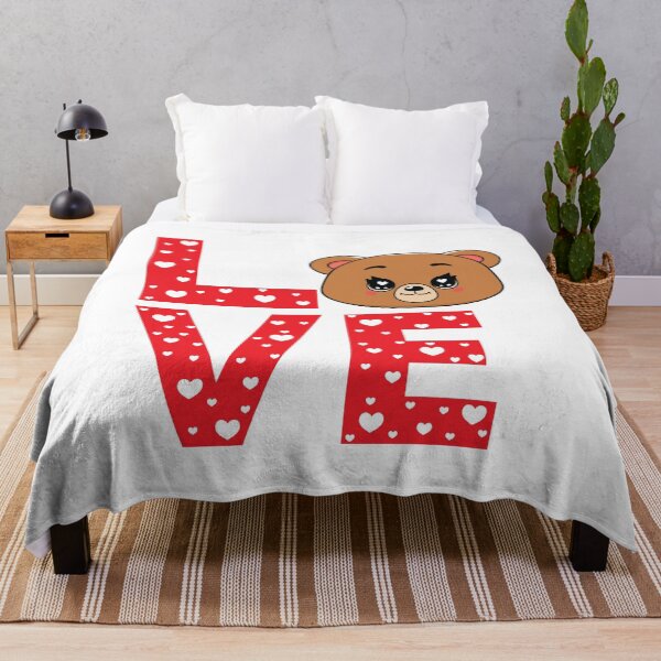 Item preview, Cute Bear Love Valentine - Adorable Bear Heart designed and sold by Marshallamoakohene.