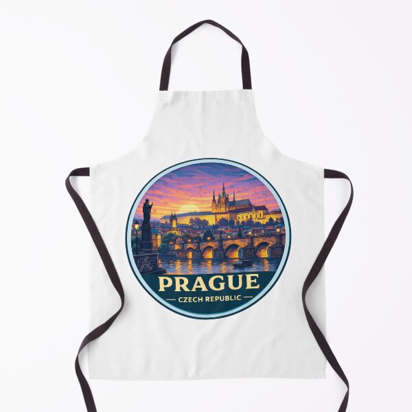 Item preview, Prague Czech Republic Retro Travel Emblem designed and sold by Timegraf.