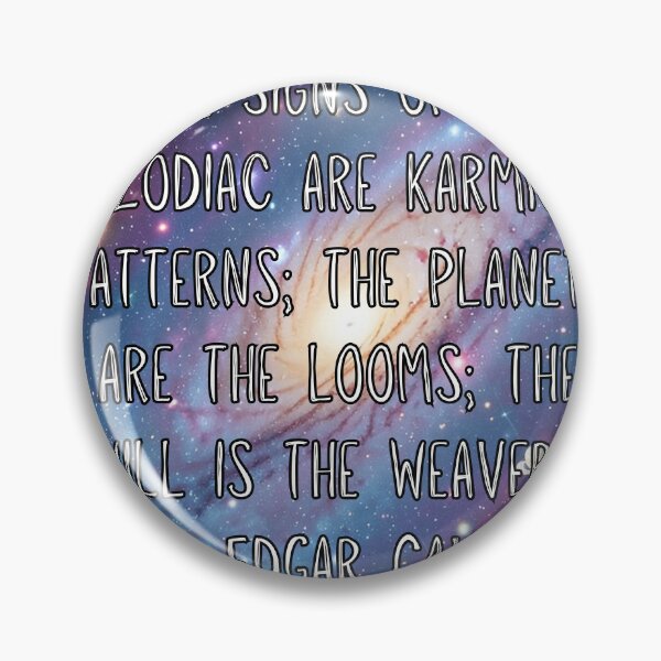 Item preview, Edgar Cayce quote about Karmic patterns designed and sold by MacabreBarbie90.