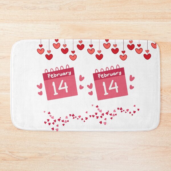 Item preview, February 14 – Cute Valentine’s Day Hearts Design designed and sold by 1234saad.