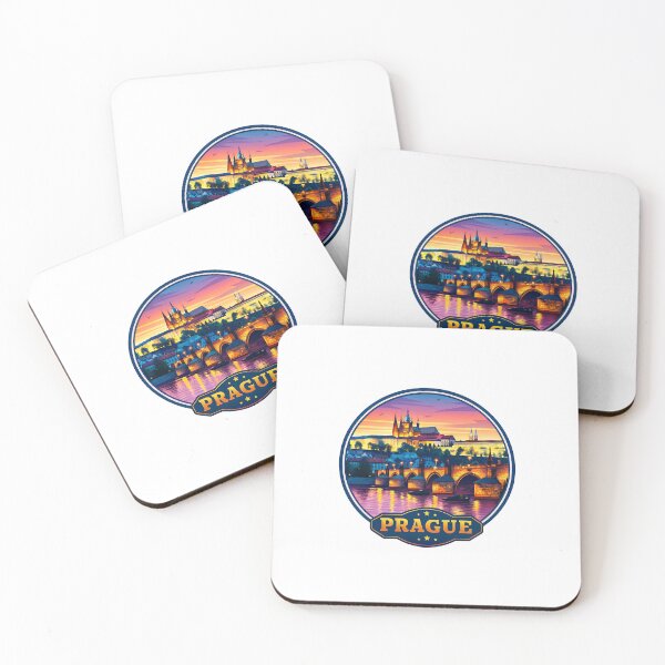 Item preview, Prague Czech Republic Retro Travel Emblem designed and sold by Timegraf.