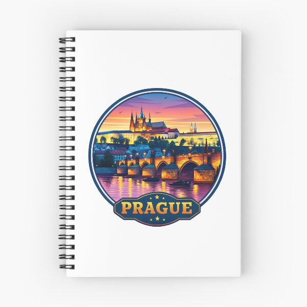 Item preview, Prague Czech Republic Retro Travel Emblem designed and sold by Timegraf.