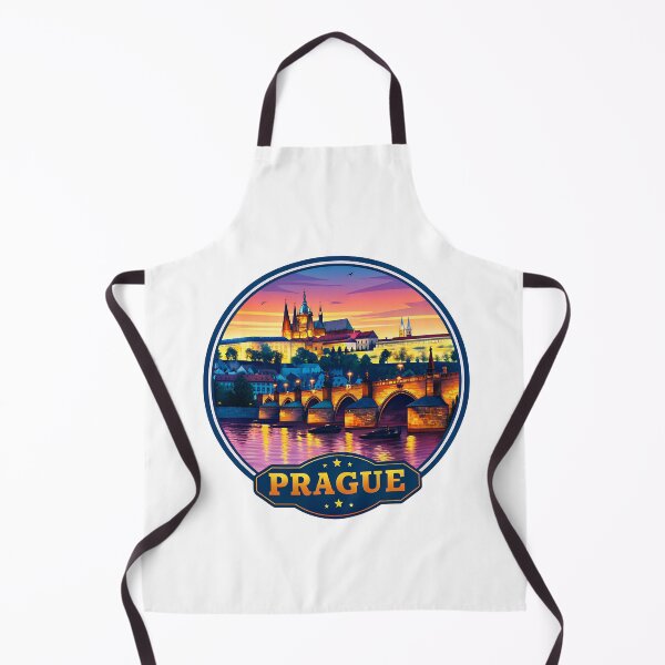 Item preview, Prague Czech Republic Retro Travel Emblem designed and sold by Timegraf.