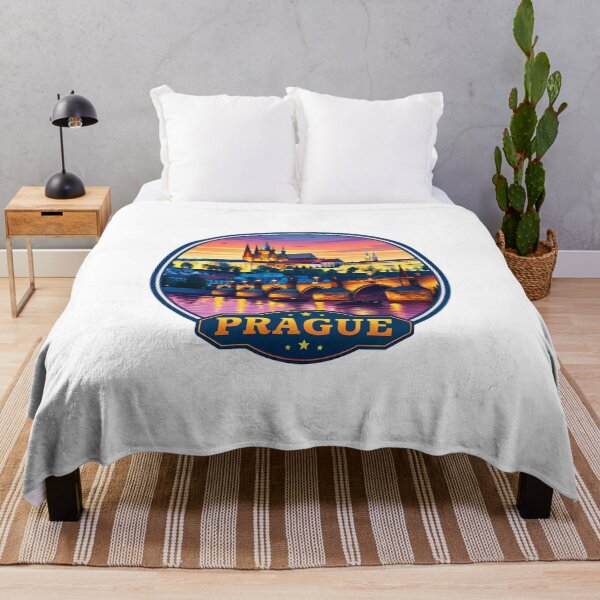Item preview, Prague Czech Republic Retro Travel Emblem designed and sold by Timegraf.