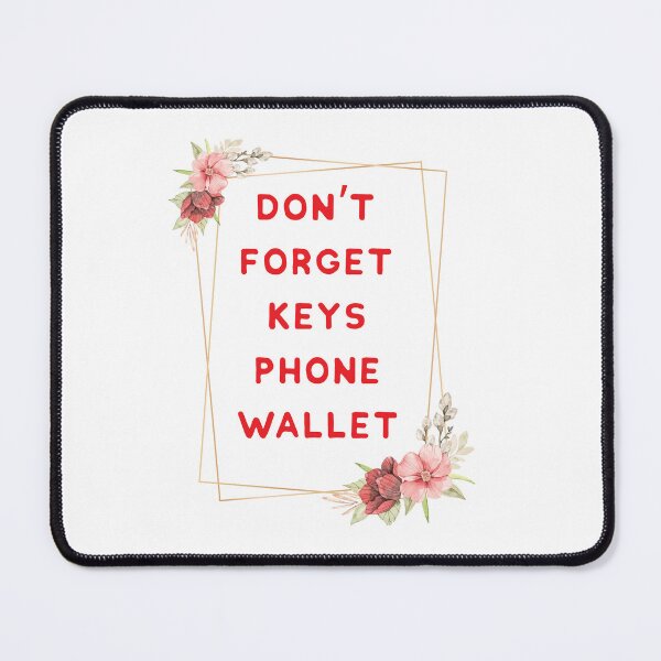 Item preview, Don’t Forget Keys Phone Wallet For Daily Life designed and sold by JonesFlora2025.