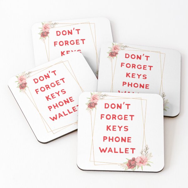 Item preview, Don’t Forget Keys Phone Wallet For Daily Life designed and sold by JonesFlora2025.