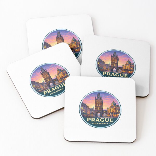 Item preview, Prague Czech Republic Retro Travel Emblem designed and sold by Timegraf.
