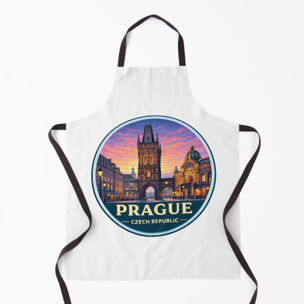 Item preview, Prague Czech Republic Retro Travel Emblem designed and sold by Timegraf.