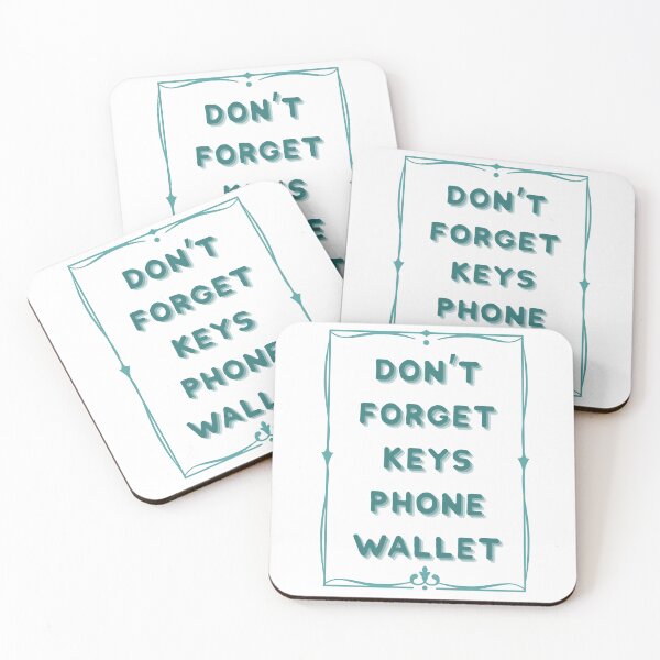 Item preview, Don’t Forget Keys Phone Wallet During Busy Days designed and sold by JonesFlora2025.