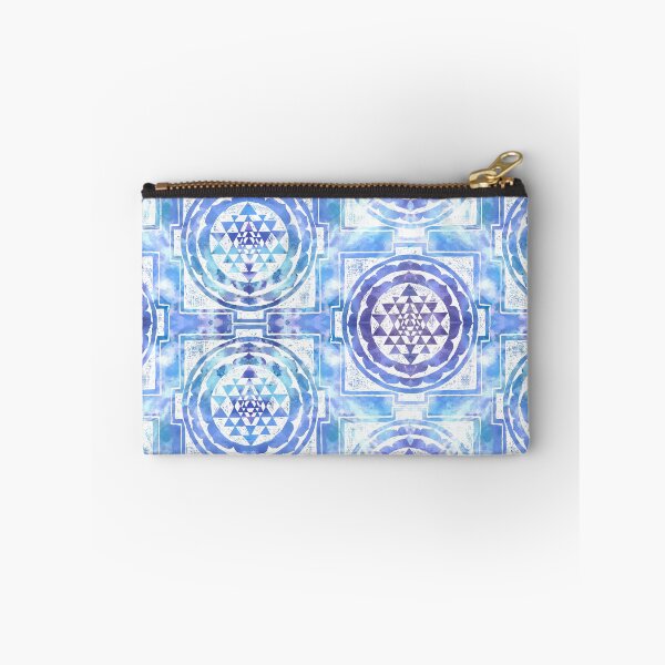 Item preview, sri yantra flower of life purple tie dye meditation bohemian hippie print designed and sold by petalecho.