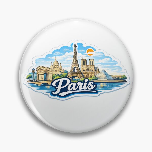 Artikelvorschau, Pariser Skyline entworfen und verkauft von GridiStudio.