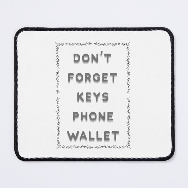 Item preview, Don’t Forget Keys Phone Wallet For Safe Travel designed and sold by JonesFlora2025.