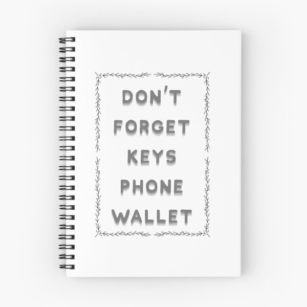 Item preview, Don’t Forget Keys Phone Wallet For Safe Travel designed and sold by JonesFlora2025.