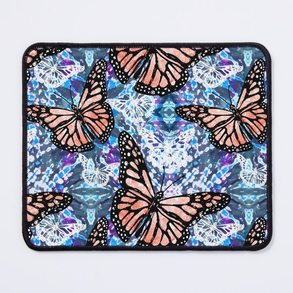 Artikelvorschau, Monarchfalter-Tie-Dye-Lila-Shibori-Bohemian-Hippie-Print entworfen und verkauft von petalecho.