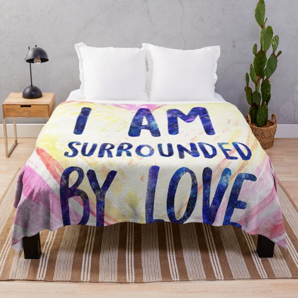 Item preview, Support gift | I am surrounded by love affirmation designed and sold by petalecho.