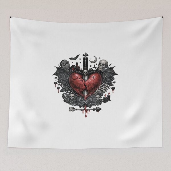 Item preview, Gothic Heart of Love – Dark Romance designed and sold by tnwbank.