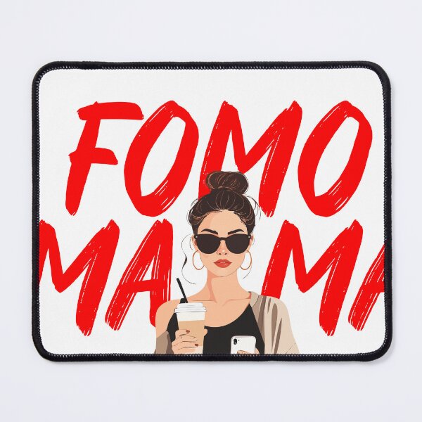 Item preview, Stylish FOMO Mama Coffee Mom designed and sold by ravuh.