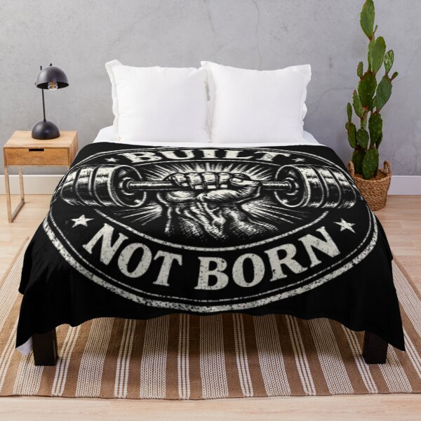 Item preview, Built Not Born Bodybuilding Strength Design designed and sold by wanado.