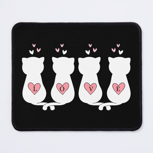 Item preview, Cat Lady Pink Heart Love Cats Mom Catshirt designed and sold by Forevermore.