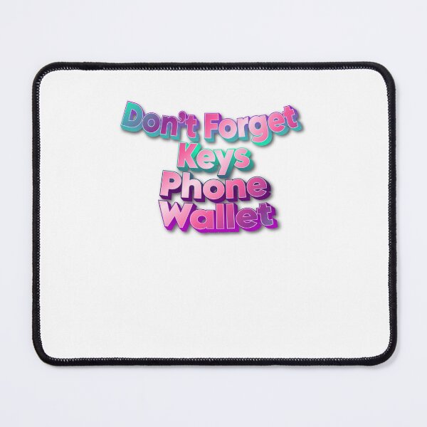 Item preview, Don’t Forget Keys Phone Wallet For Daily Routine designed and sold by JonesFlora2025.