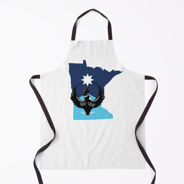 Item preview, MN Loon Rising - with MN state flag designed and sold by A-Rose-Design.