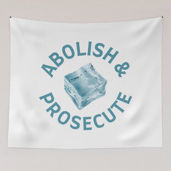 Item preview, Abolish & Prosecute ICE designed and sold by Ungovernable Designs.
