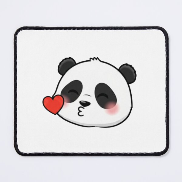 Item preview, Cute Panda Blowing Kiss – Kawaii Panda Love Heart Cartoon designed and sold by snaperos.