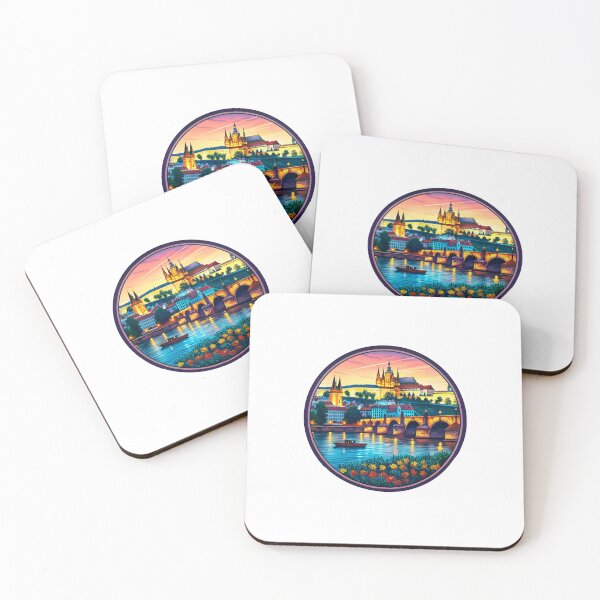 Item preview, Prague Czech Republic Retro Travel Emblem designed and sold by Timegraf.
