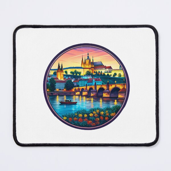 Item preview, Prague Czech Republic Retro Travel Emblem designed and sold by Timegraf.