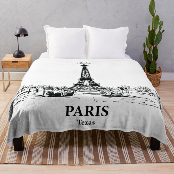 Item preview, Paris TX - Ink Cityscape Illustration designed and sold by Lakeric Cityscapes.