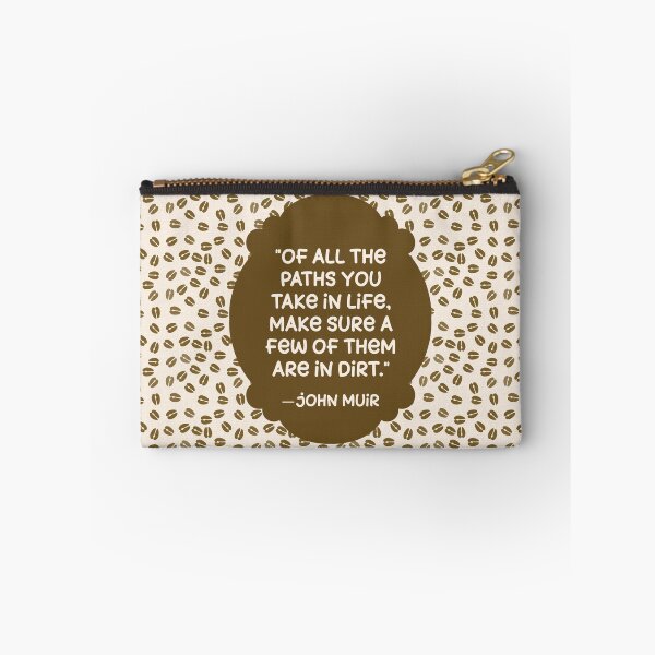 Item preview, Deer Tracks with John Muir Quote designed and sold by MarcyBrennanArt.