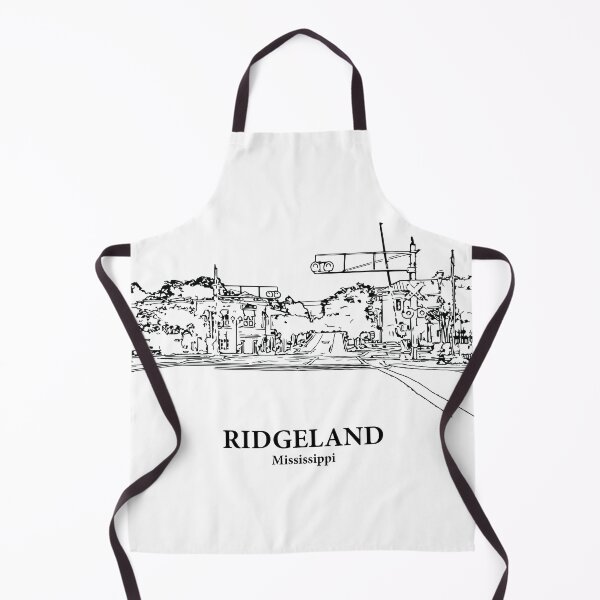 Item preview, Ridgeland MS - Ink Cityscape Illustration designed and sold by Lakeric Cityscapes.