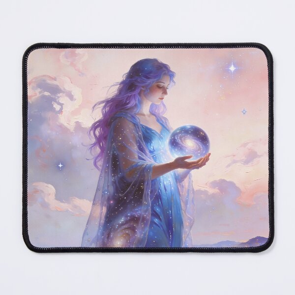 Item preview, universe in her hands watercolor designed and sold by soulfulpalette.