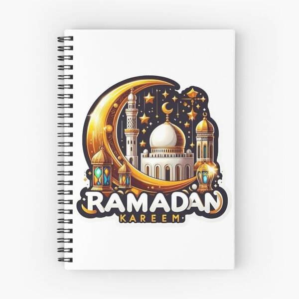 Item preview, Ramadan Kareem Golden Mosque & Crescent Moon – Islamic Festive Art Design designed and sold by Moccroad.