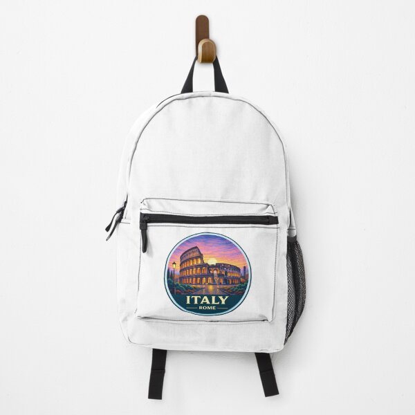 Item preview, Rome Colosseum at Sunset | Elegant Vintage Italy Travel Illustration designed and sold by Timegraf.
