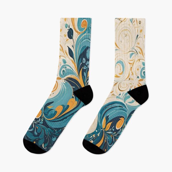Item preview, Floral Waves Pattern! designed and sold by Giulivo Store Graphic.