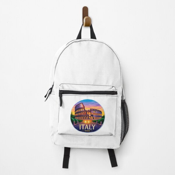 Item preview, Rome Colosseum at Sunset | Elegant Vintage Italy Travel Illustration designed and sold by Timegraf.
