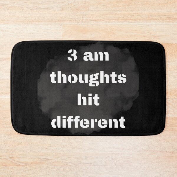 Item preview, Late Night Quote Design for People Who Overthink and Feel Vulnerable at 3 AM designed and sold by ChameraDesign.