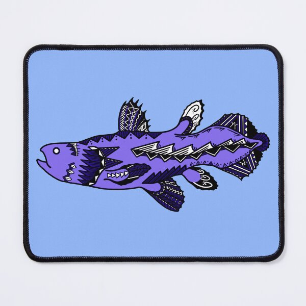 Item preview, Blue Tribal Coelacanth  designed and sold by Steeb757.