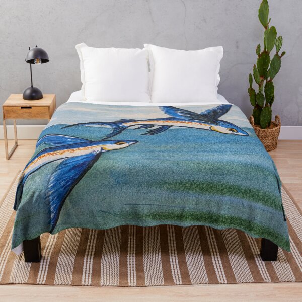 Item preview, Flying fish gliding over the sea designed and sold by Matt Starr Fine Art .